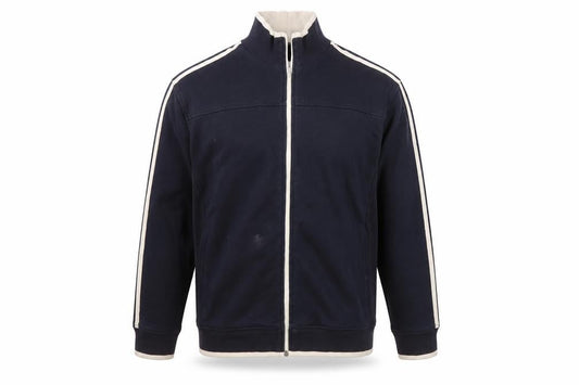 Next Men's Blue Basic Jacket L Stand-Up Collar