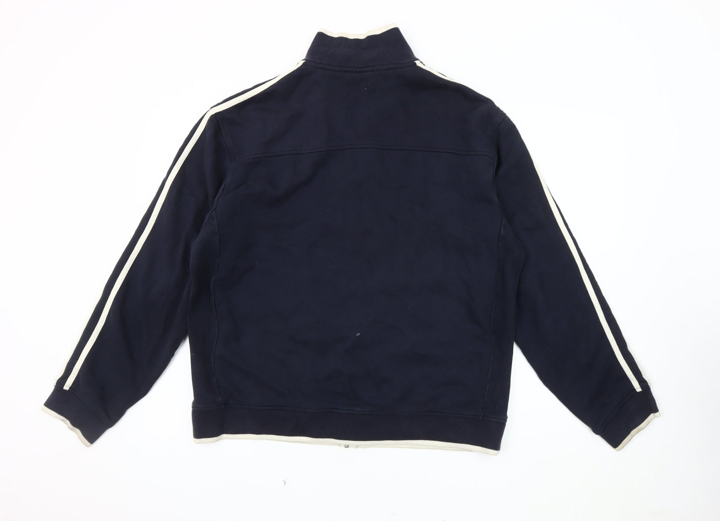 Next Men's Blue Basic Jacket L Stand-Up Collar