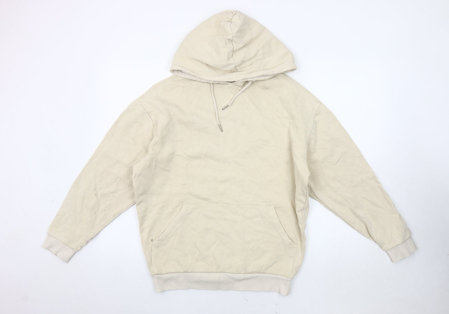ASOS DESIGN Beige Women's 2XS Pullover Hoodie