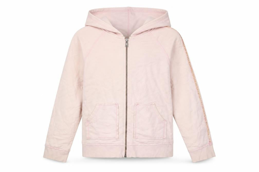 Ted Baker Girls Pink Hooded Jacket, Size 16, Zip Sequined Logo