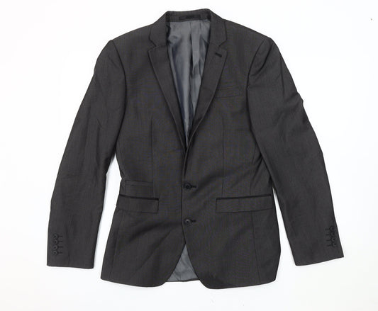 Next Men's Grey Blazer, Size 36 Regular Fit