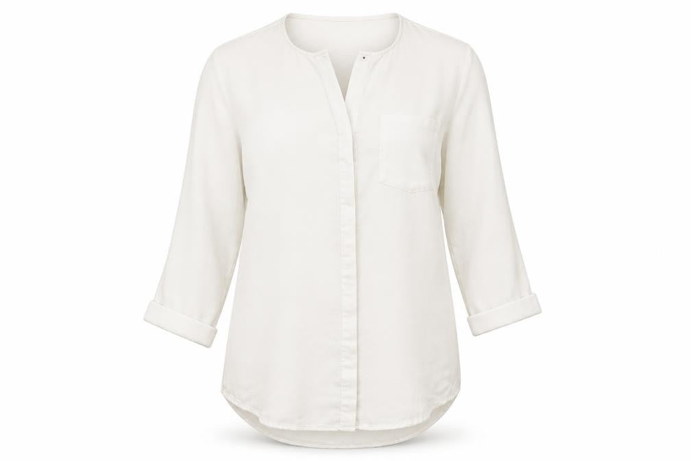 Light Before Dark Women's White Button-Up Shirt XS
