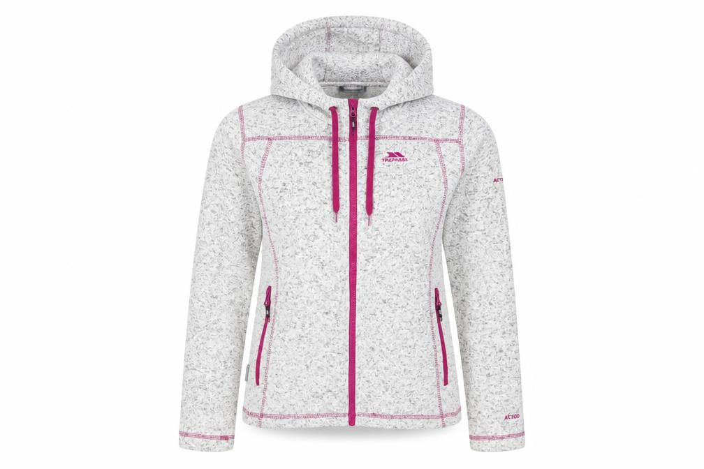 Trespass Women Grey Fleece Jacket Size S