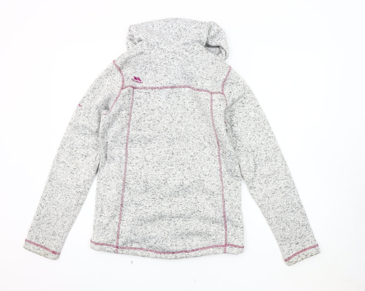 Trespass Women Grey Fleece Jacket Size S