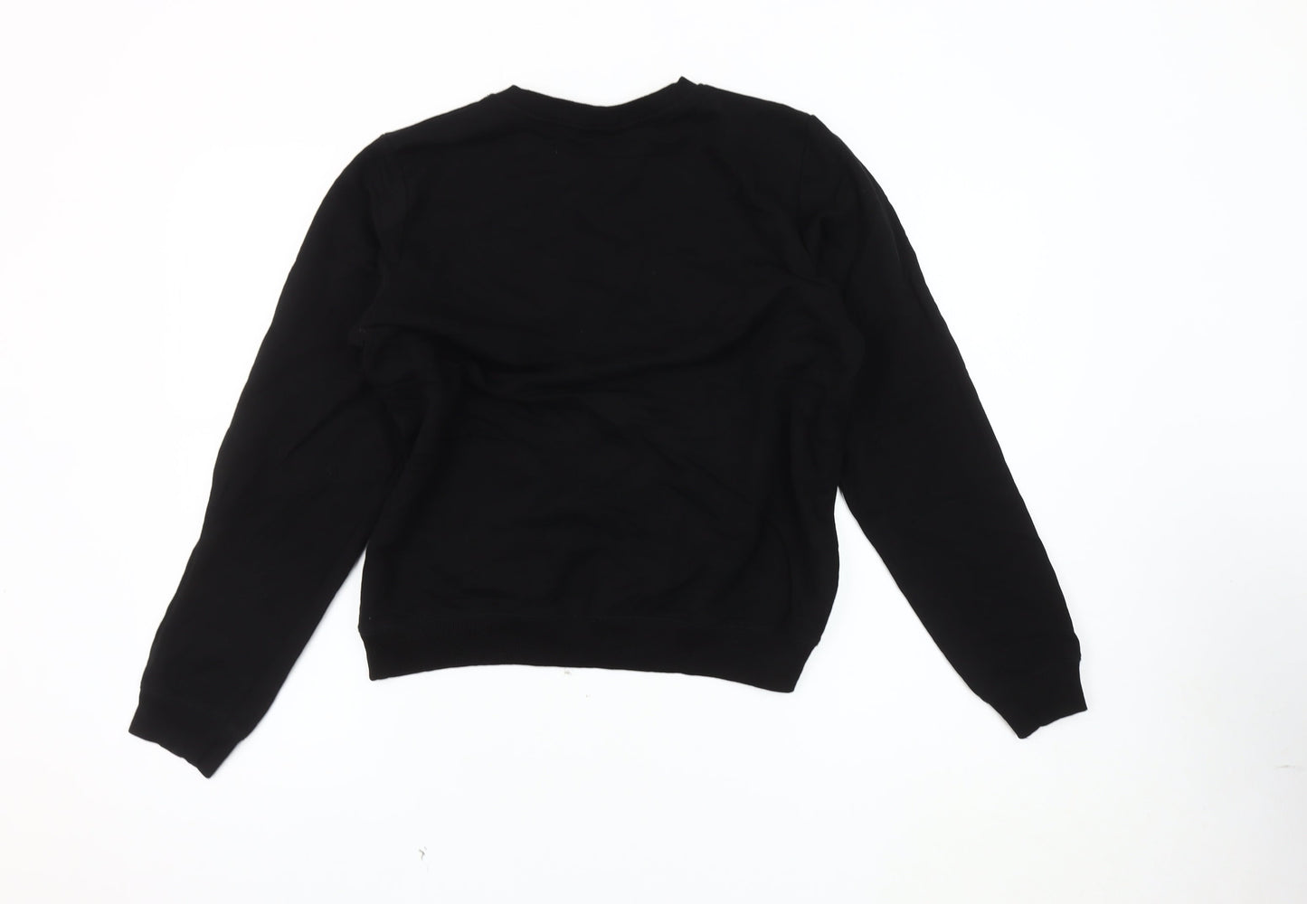 ASOS DESIGN Women's Black Pullover Sweatshirt Size 10