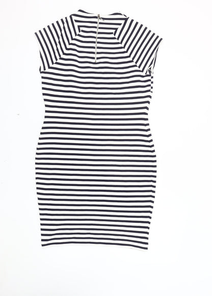 Marks & Spencer Women's Striped Sheath Dress Size 14