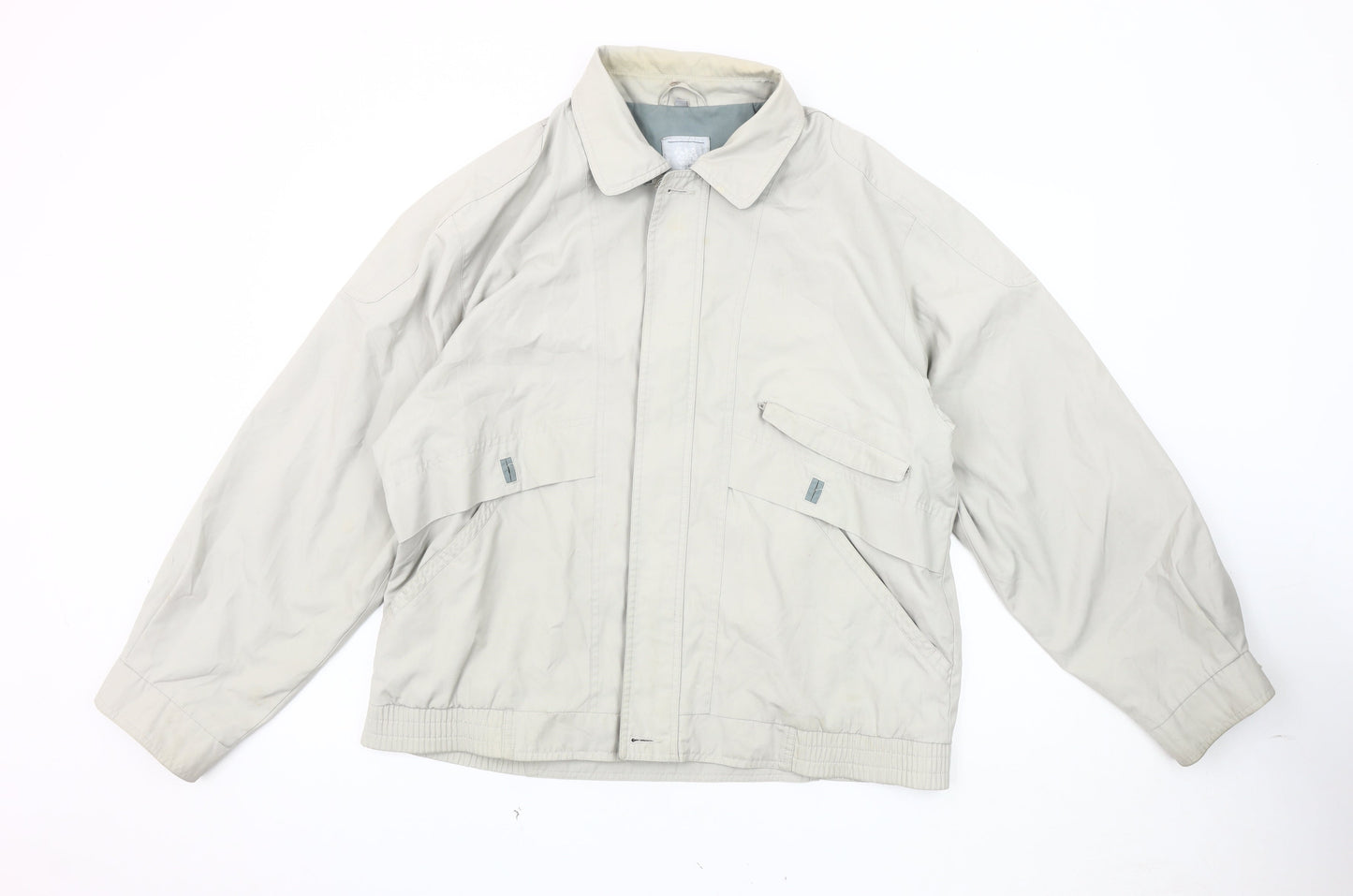 Wellington Men's Beige Casual Jacket, Size 42, Basic Style