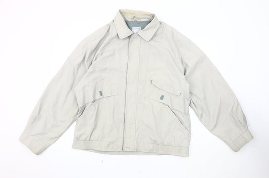 Wellington Men's Beige Casual Jacket, Size 42, Basic Style