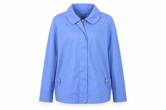 Bonmarché Women's Blue Basic Jacket L Casual Zip