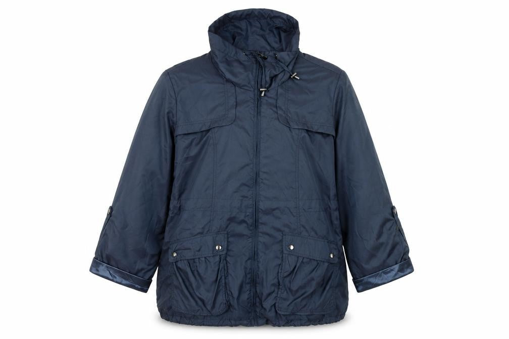 M & Co Women's Blue Parka Jacket Size 20