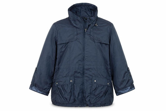 M&Co Women's Blue Parka Jacket Size 20