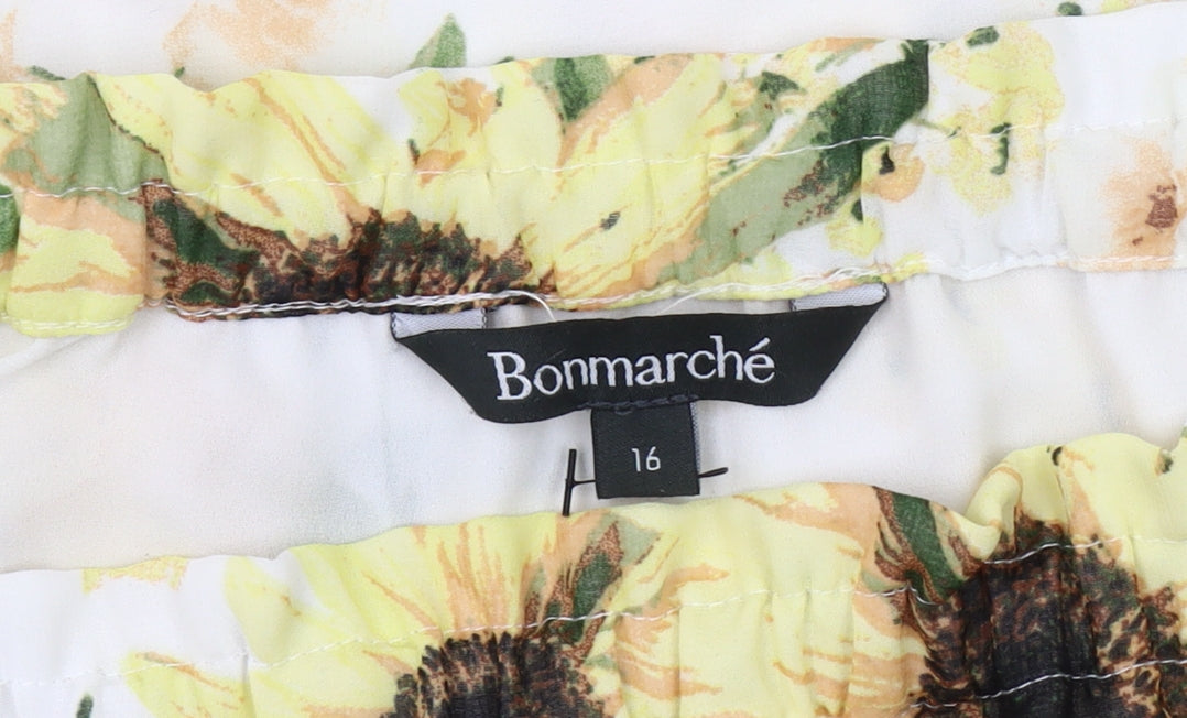 Bonmarché Women's Multicoloured Floral Blouse, Size 16