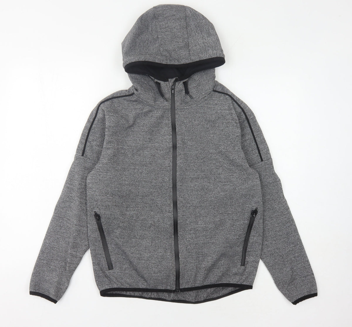 Sonneti Boys Grey Full Zip Hoodie 12-13 Years Hooded Casual