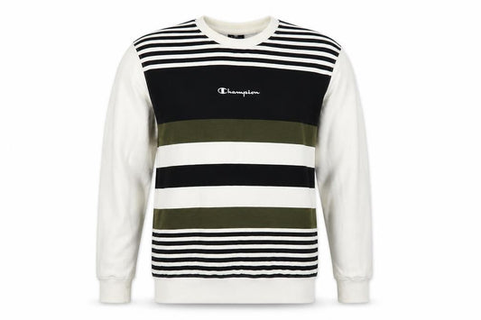 Champion Men's Multicoloured Striped Sweatshirt M