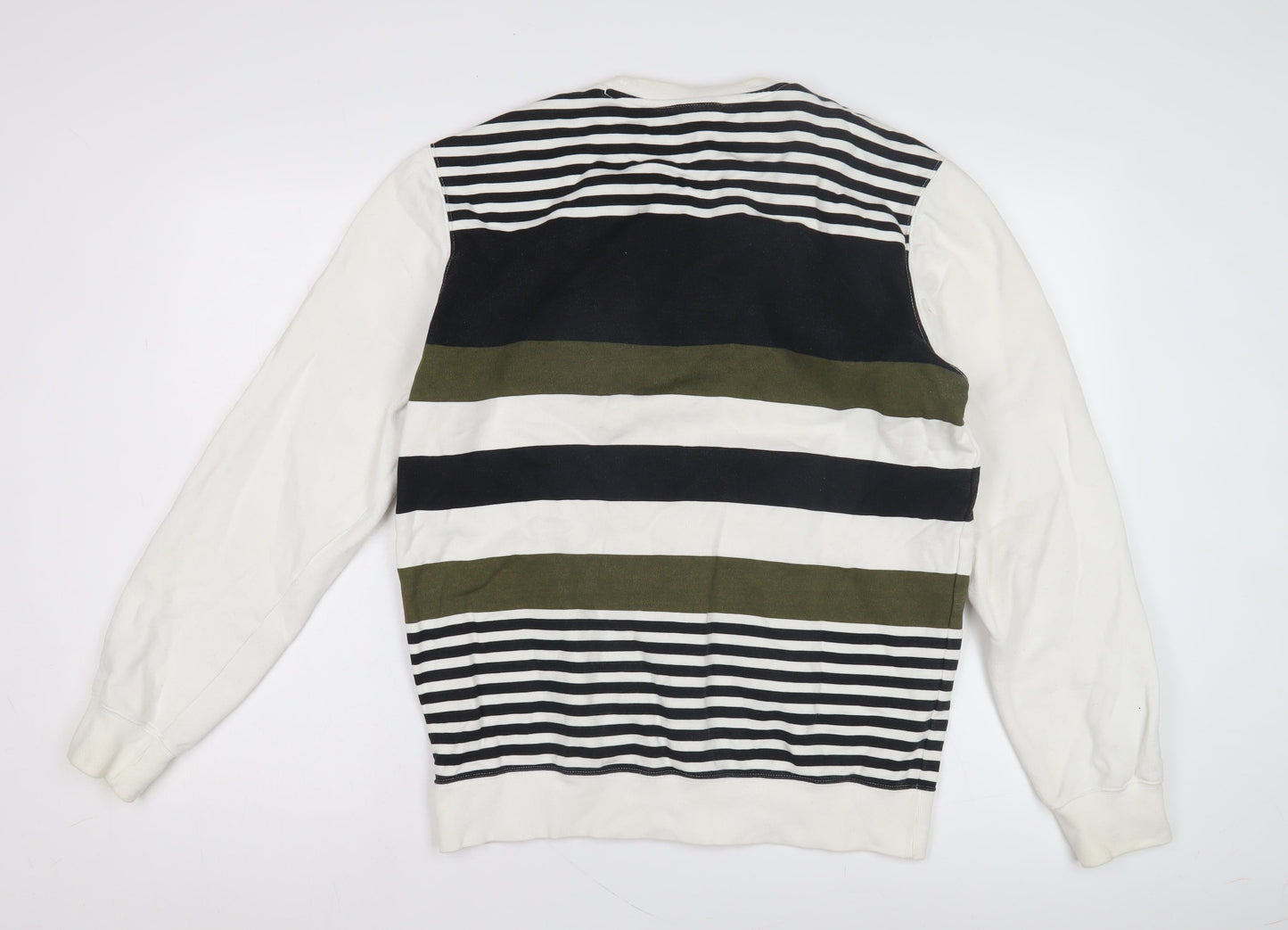 Champion Men's Multicoloured Striped Sweatshirt M