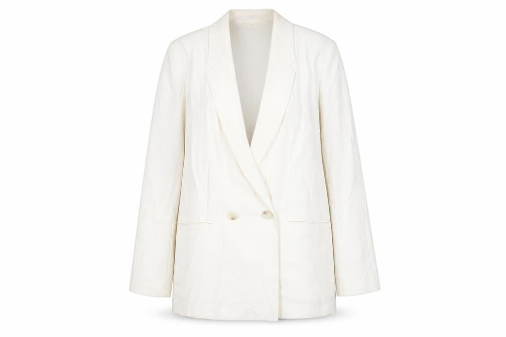 H&M Women's Ivory Blazer - Long Sleeve Size M