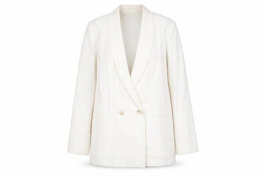 H&M Women's Ivory Blazer - Long Sleeve Size M