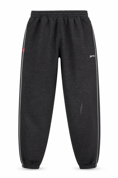Front view of Slazenger boys’ black jogger trousers 13 years