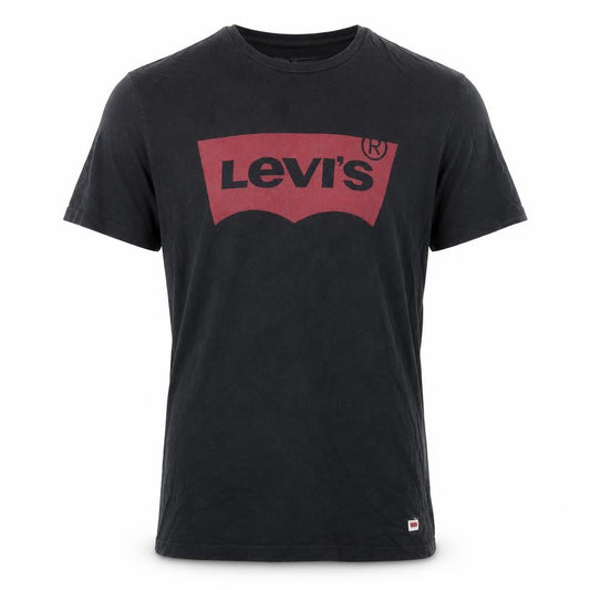 Levi's Black Men's T-Shirt, Short Sleeve, M, Cotton