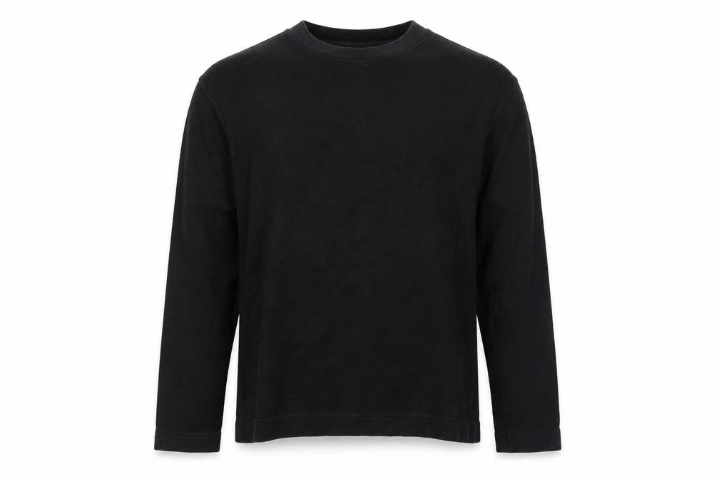 Gap Men's Black Long Sleeve Crew Neck Shirt Size L