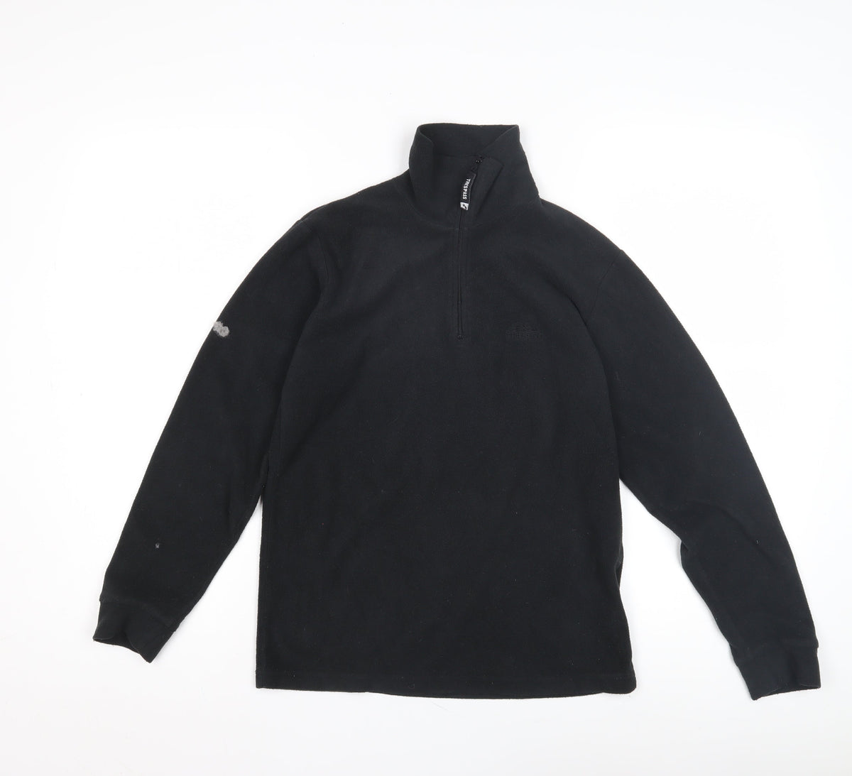 Trespass Unisex Kids Black Fleece 1/4 Zip Sweatshirt 13-14