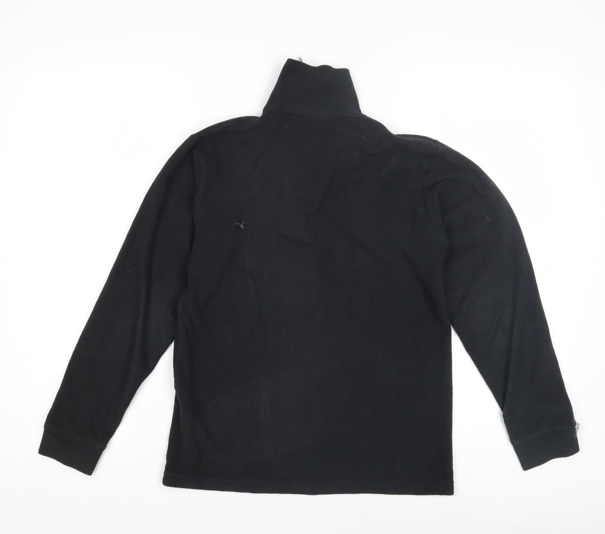 Trespass Unisex Kids Black Fleece 1/4 Zip Sweatshirt 13-14