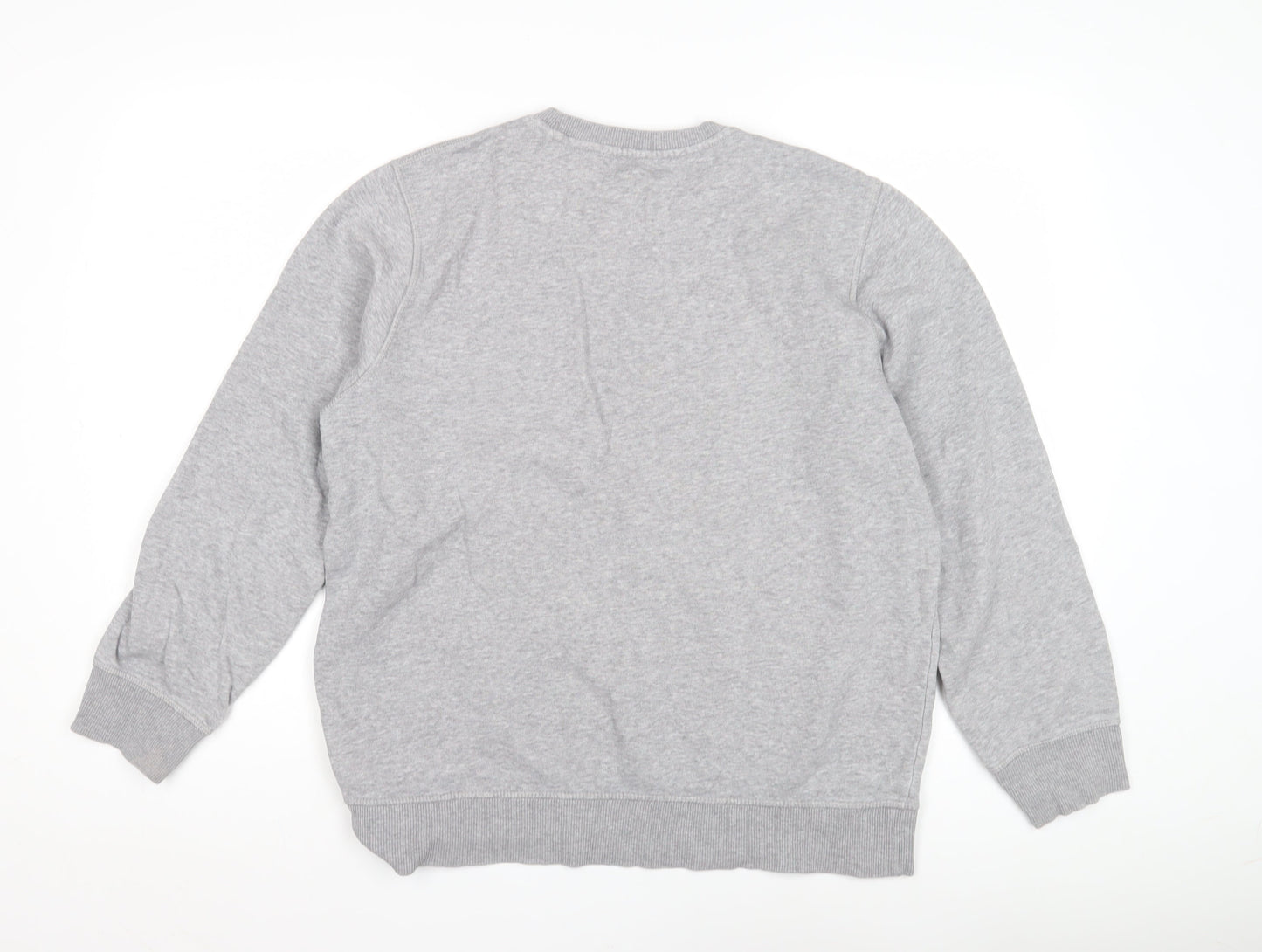 Reebok Grey Men's M Sweatshirt Logo Fleece