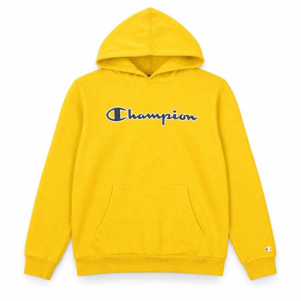 Champion Boys Yellow Fleece Hoodie 2XL Pullover