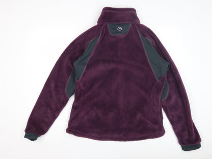 Sprayway Women's Purple Fleece Jacket Size UK 10
