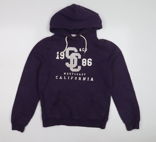 SoulCal & Co Purple Unisex Hoodie, Medium, Casual Winter