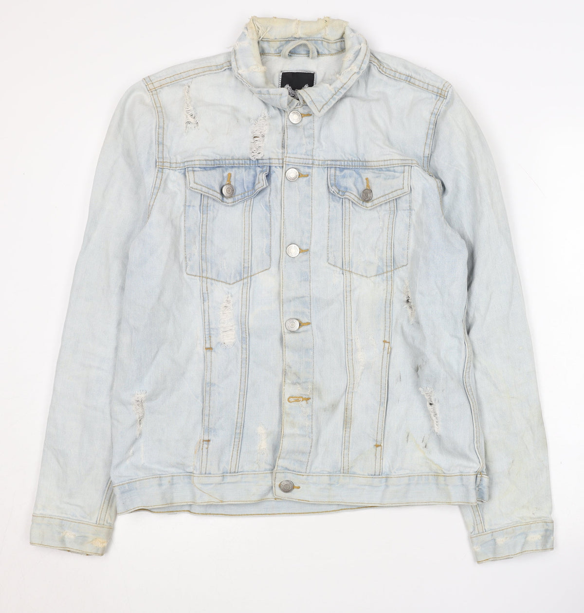 Brave Soul Women's Blue Denim Jacket M Casual