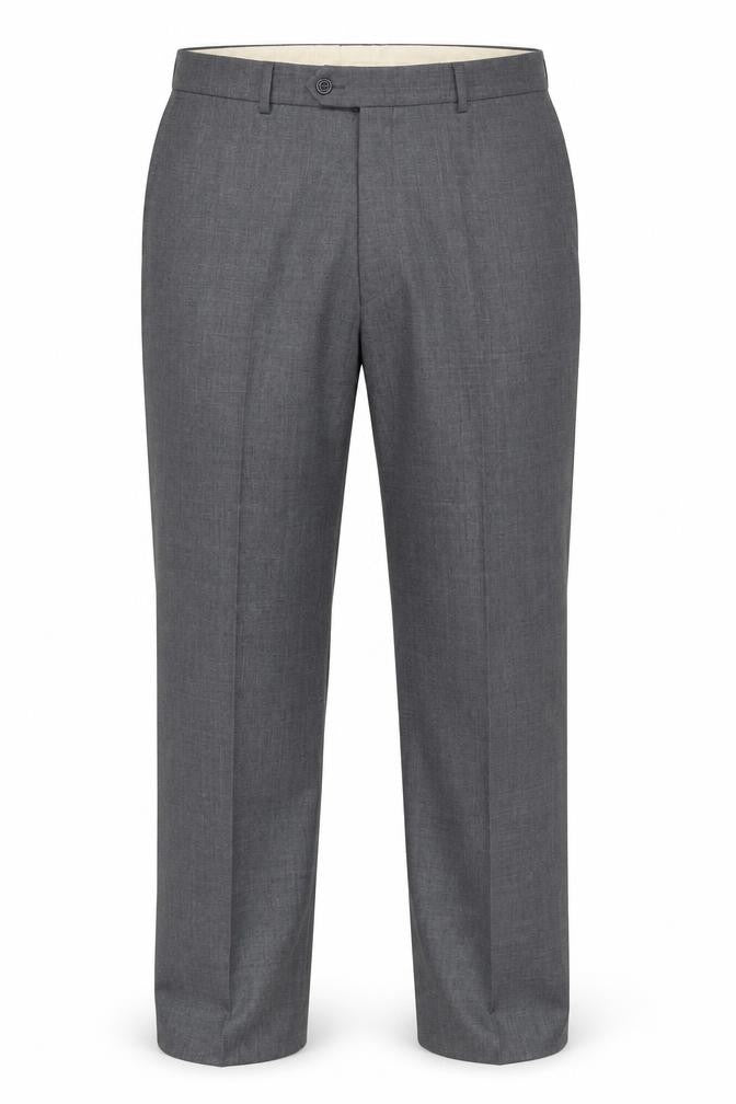 Greenwoods Classic Mens Grey Dress Pants L 35 in Waist