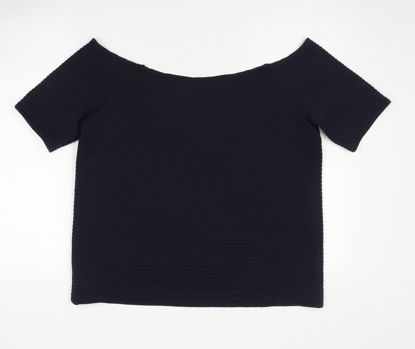 ASOS Women Blue Short Sleeve Top Size 16