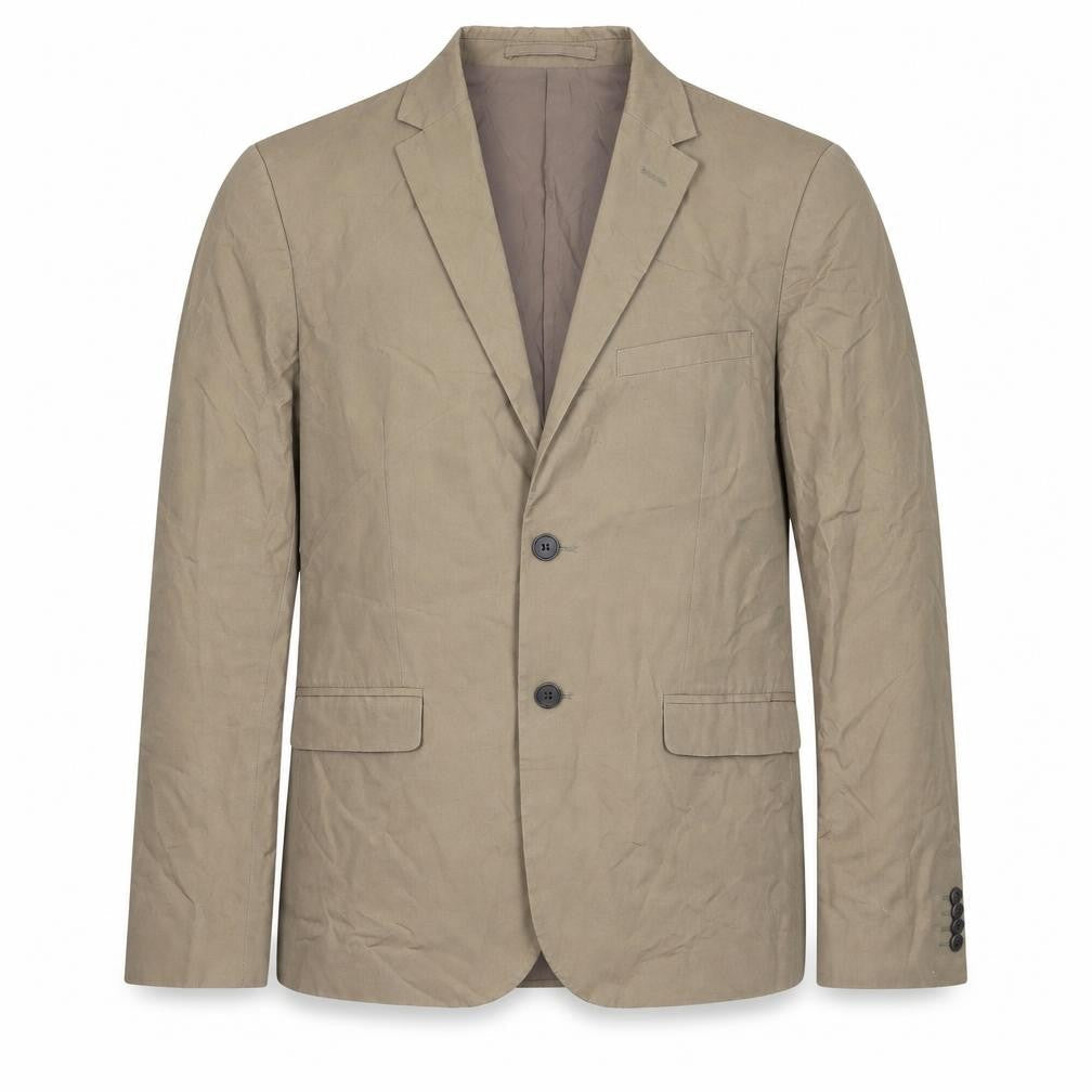 H&M Men's Beige Blazer Jacket EU 38 Single-Breasted