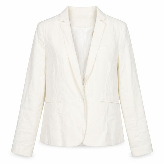 ASOS Women's Ivory Blazer Size 12 Relaxed Fit Elegant