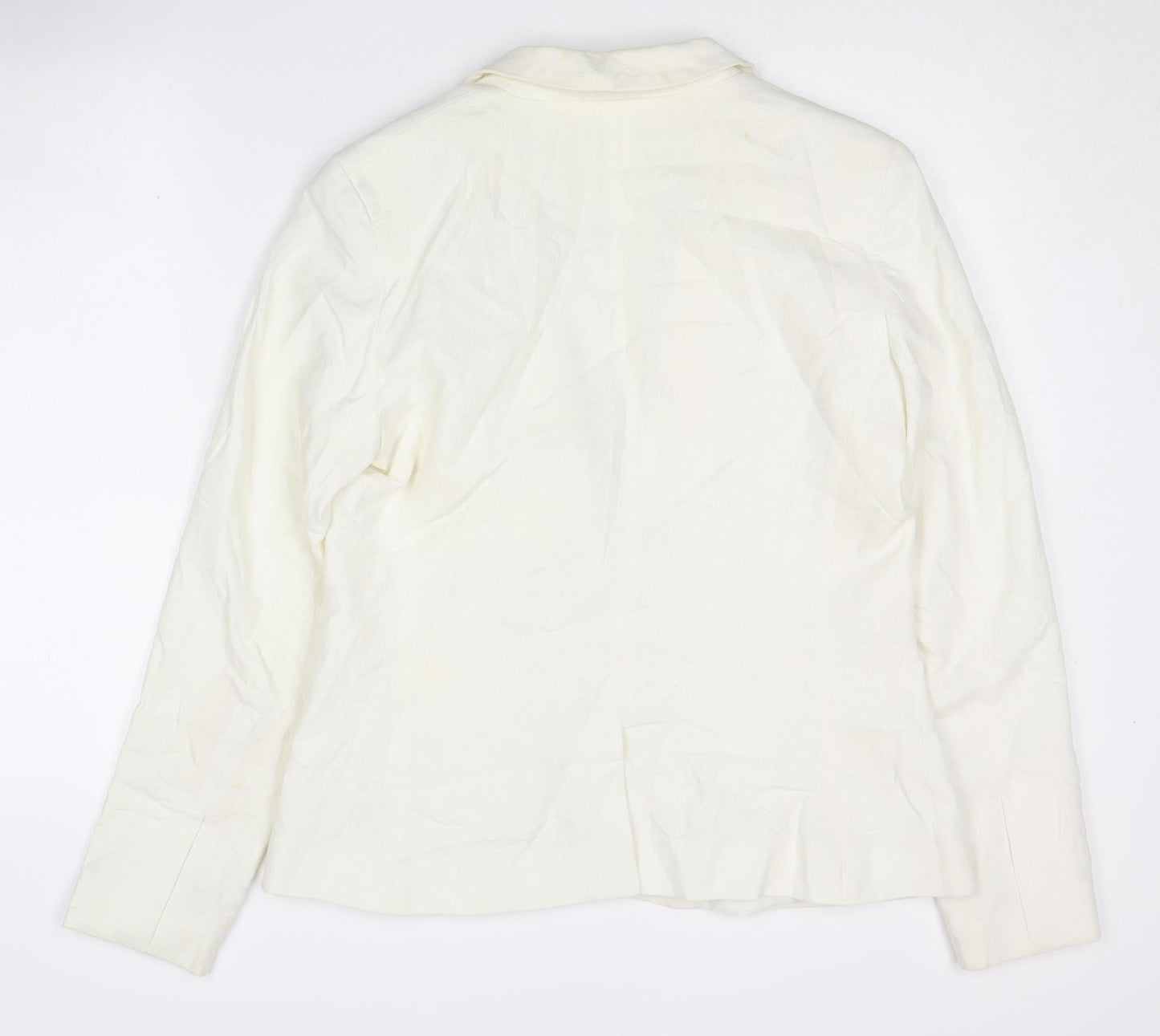 ASOS Women's Ivory Blazer Size 12 Relaxed Fit Elegant
