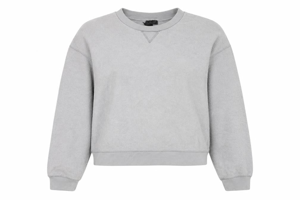 Topshop Women's Grey Pullover Sweatshirt Size 10