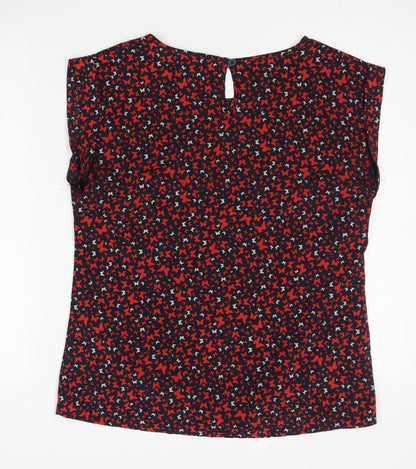 Oasis Women's Multicoloured Geometric Blouse