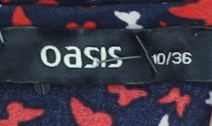 Oasis Women's Multicoloured Geometric Blouse