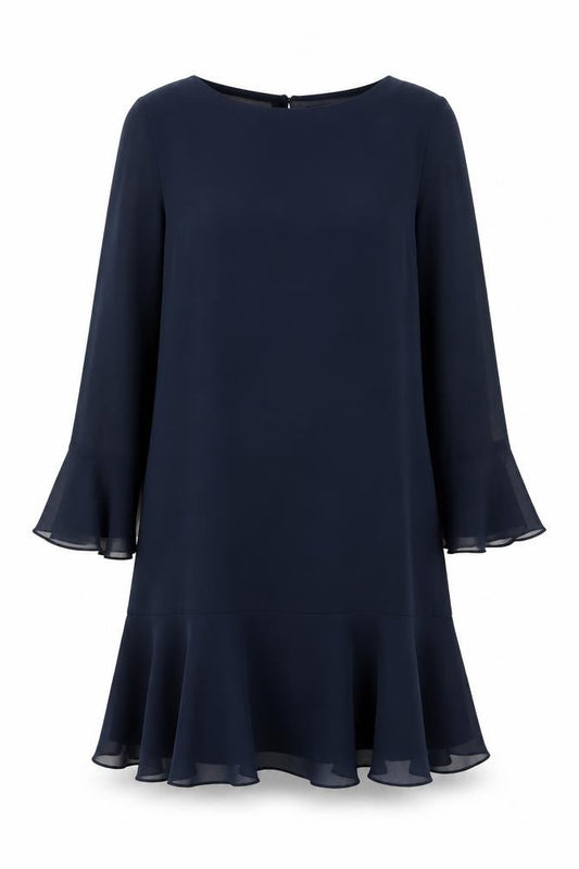 Wallis Women Blue Long Sleeve Dress Size 12