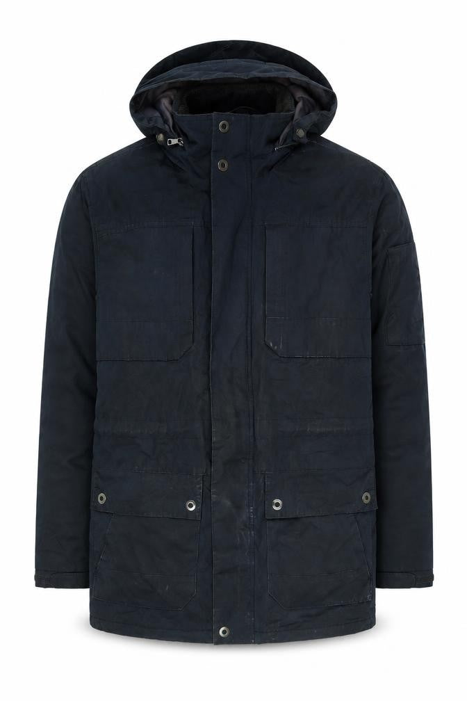 Marks & Spencer Men's Blue Hooded Parka Jacket M