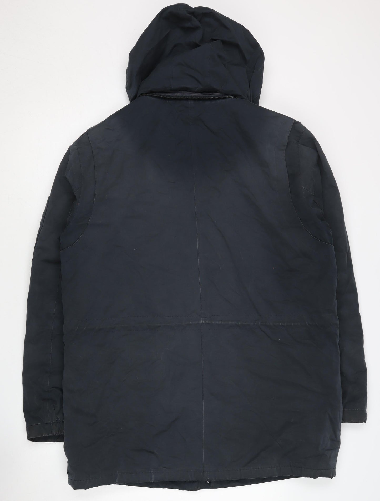 Marks and Spencer Men's Blue Hooded Parka Jacket M