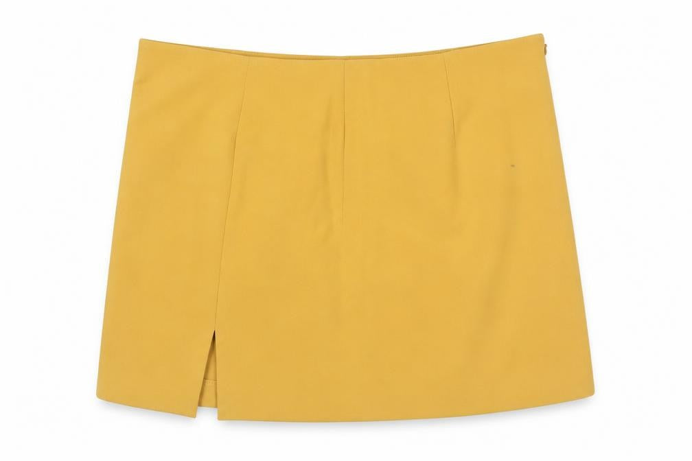 Uniqlo Women's Yellow Pencil Skirt XL