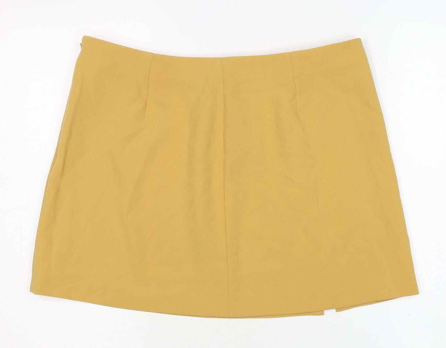 Uniqlo Women's Yellow Pencil Skirt XL