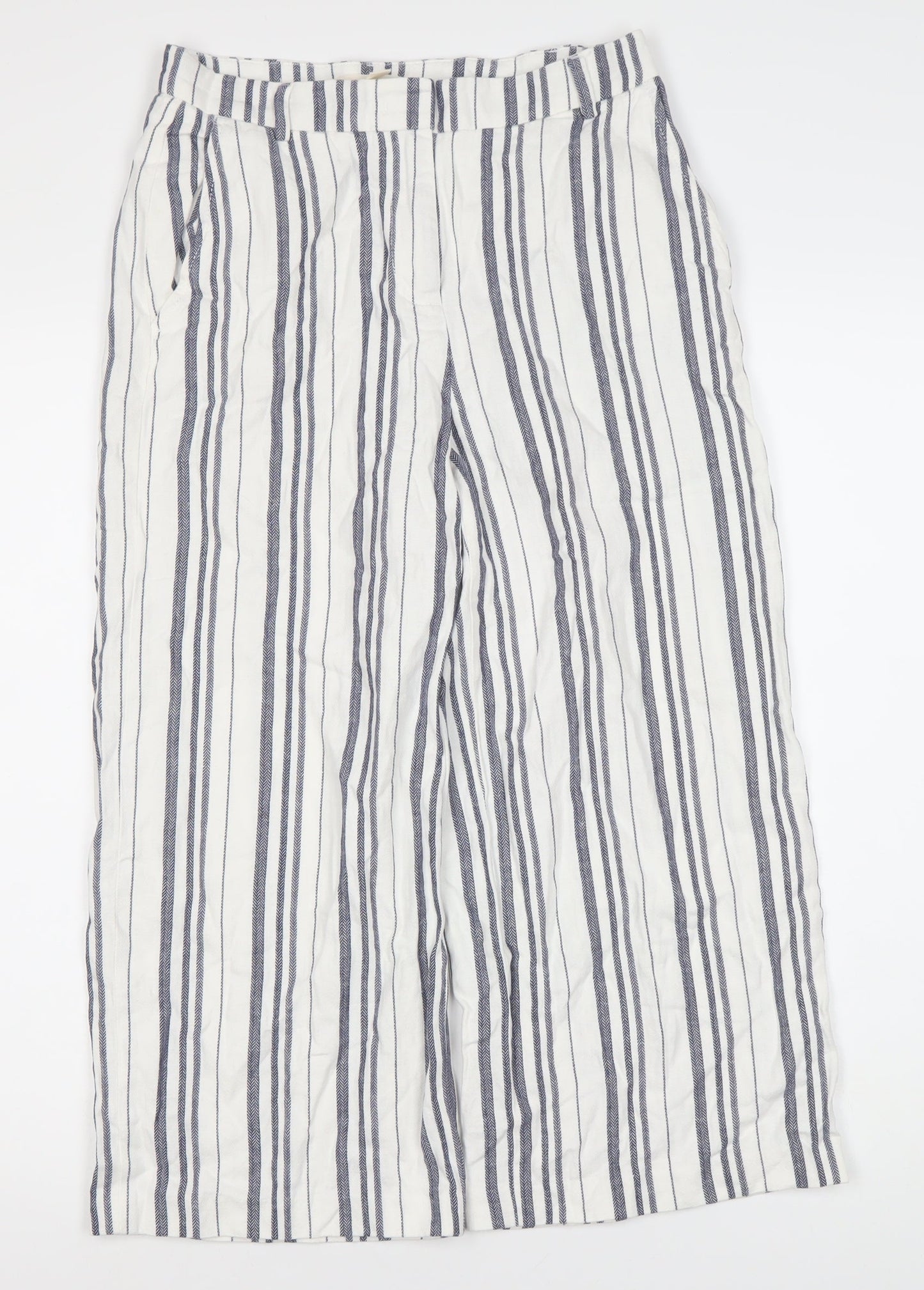 Esprit Women's Multicoloured Striped Trousers Size 4