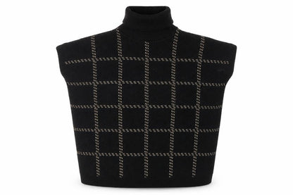 New Look Women's Black Roll Neck Sleeveless Jumper