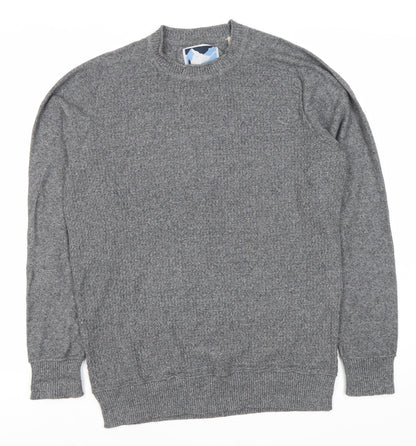 Matalan Men's Grey Medium Crew Neck Pullover Jumper