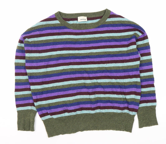 Rodier Women's Multicoloured Wool Pullover Jumper