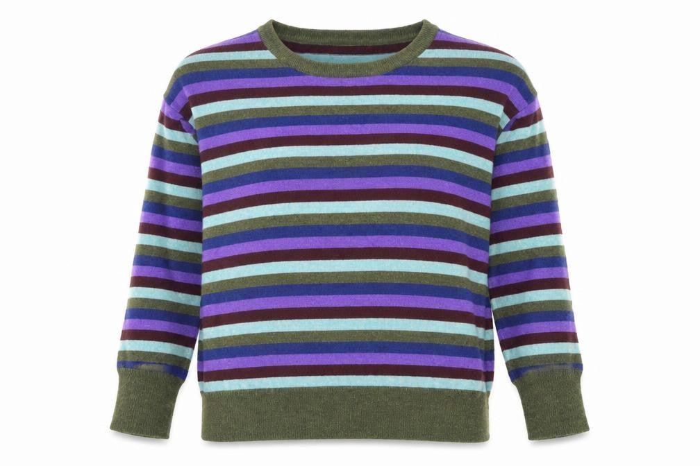 Rodier Women's Multicoloured Wool Pullover Jumper