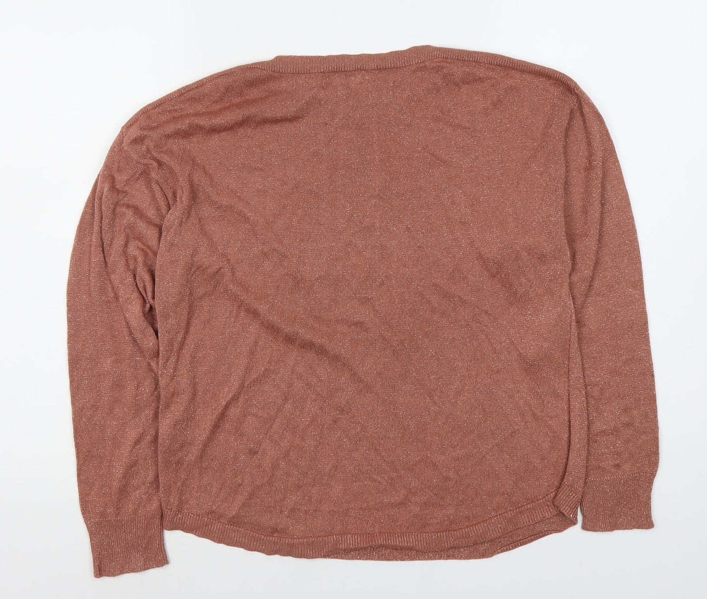 Oasis Women's Brown Pullover Jumper Medium
